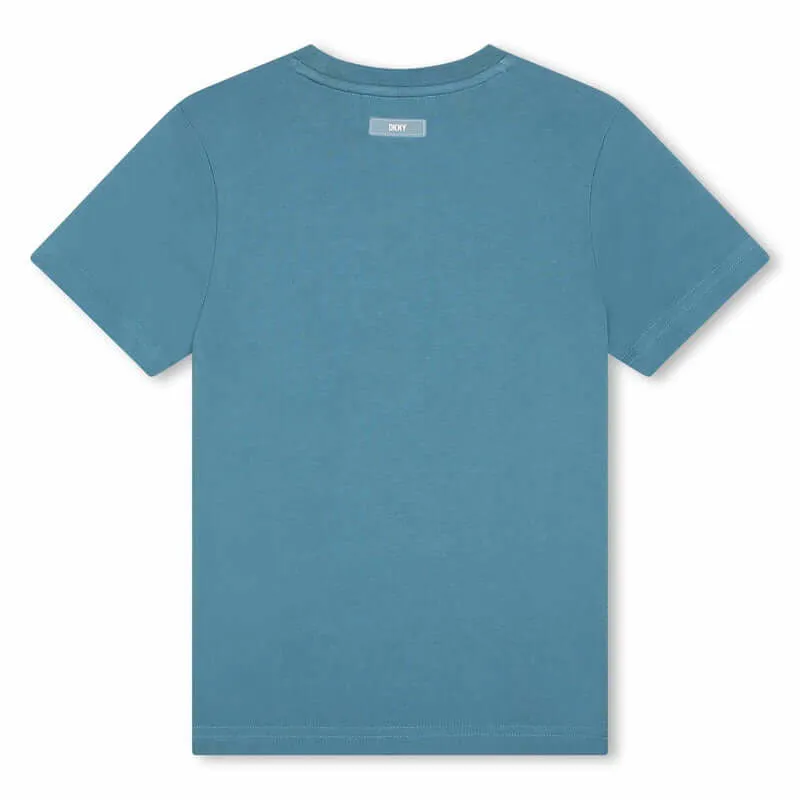 T-shirt à manches courtes bleu pour garçons