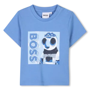 T-shirt à manches courtes bleu pour garçons