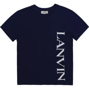 T-shirt pour garçons bleu côté marqué