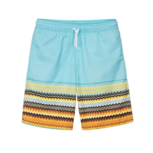 Short de Bain Bleu pour Garçons