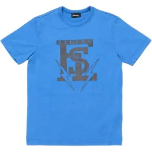 T-shirt Bleu Pour Garçons Avec Impression FSL