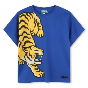 T-shirt Tigre Bleu pour Garçons