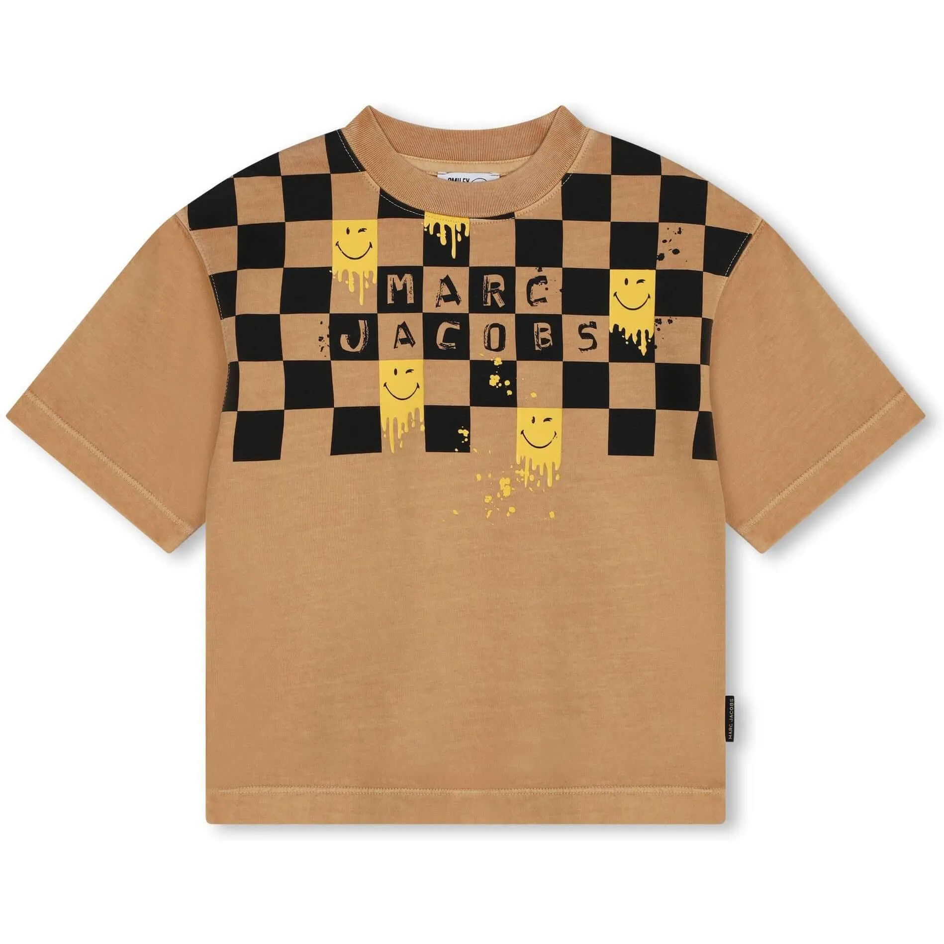 T-shirt à manches courtes marron pour garçons