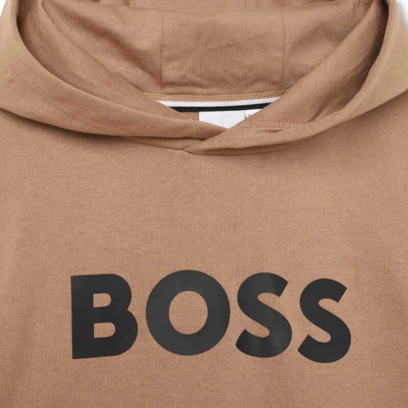 Sweat à capuche avec logo camel pour garçons
