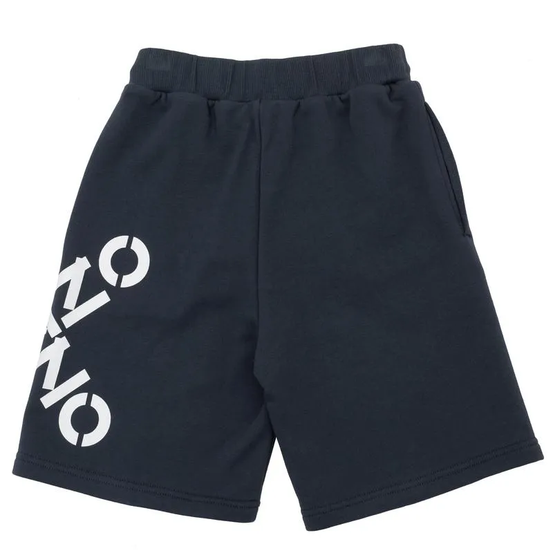 Bermudas à croix gris charbon pour garçons