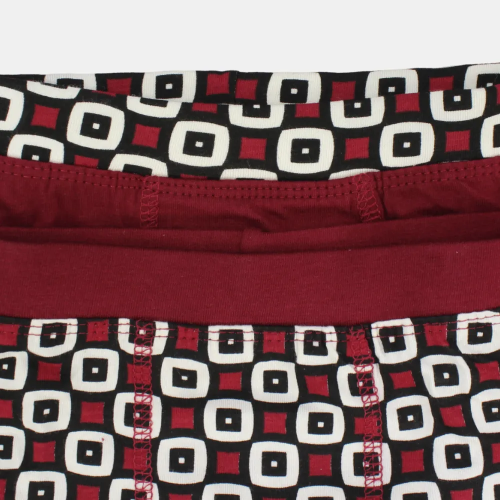 Boxers en Coton pour Garçons – Marron (Lot de 2)
