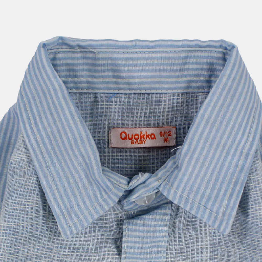 Chemise en coton à manches longues pour garçons avec des couleurs amusantes