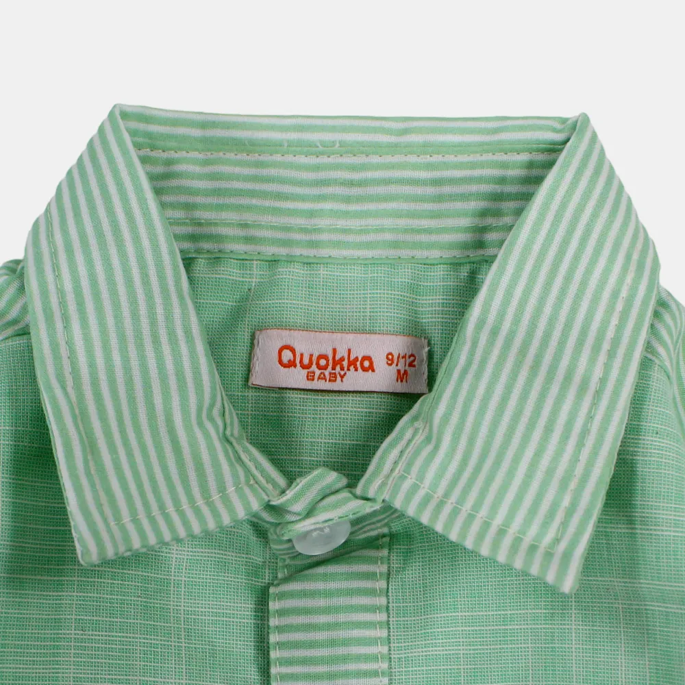 Chemise en coton à manches longues pour garçons avec des couleurs amusantes