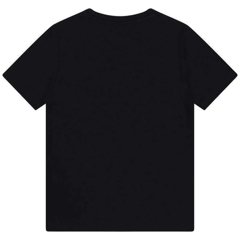T-shirt en coton géométrique marine pour garçons