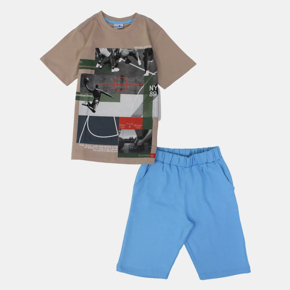 Pyjama en Coton pour Garçons - Design Sportif