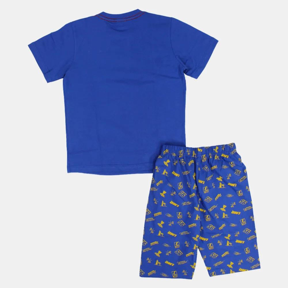 Pyjama en coton pour garçons - Imprimé Voitures