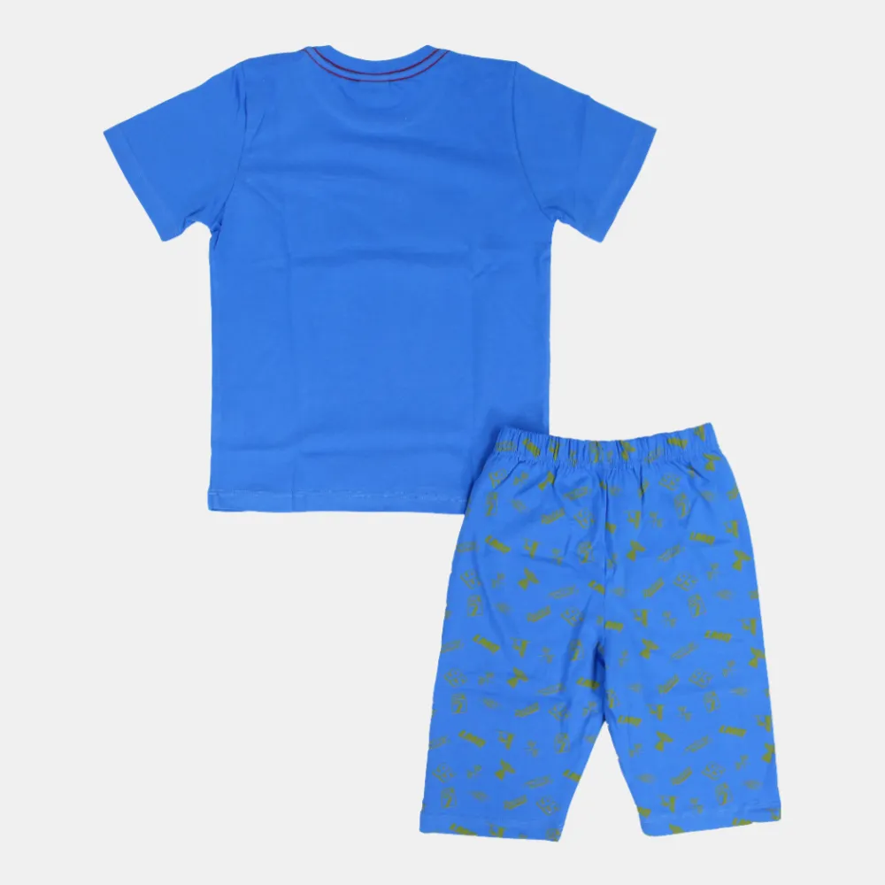 Pyjama en coton pour garçons - Imprimé Voitures