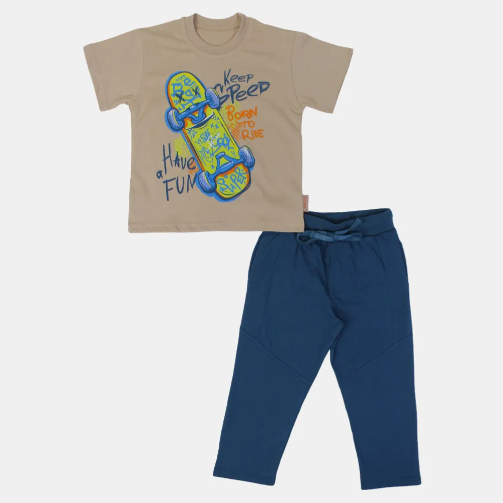 Pyjama en Coton pour Garçons - Design Patinage