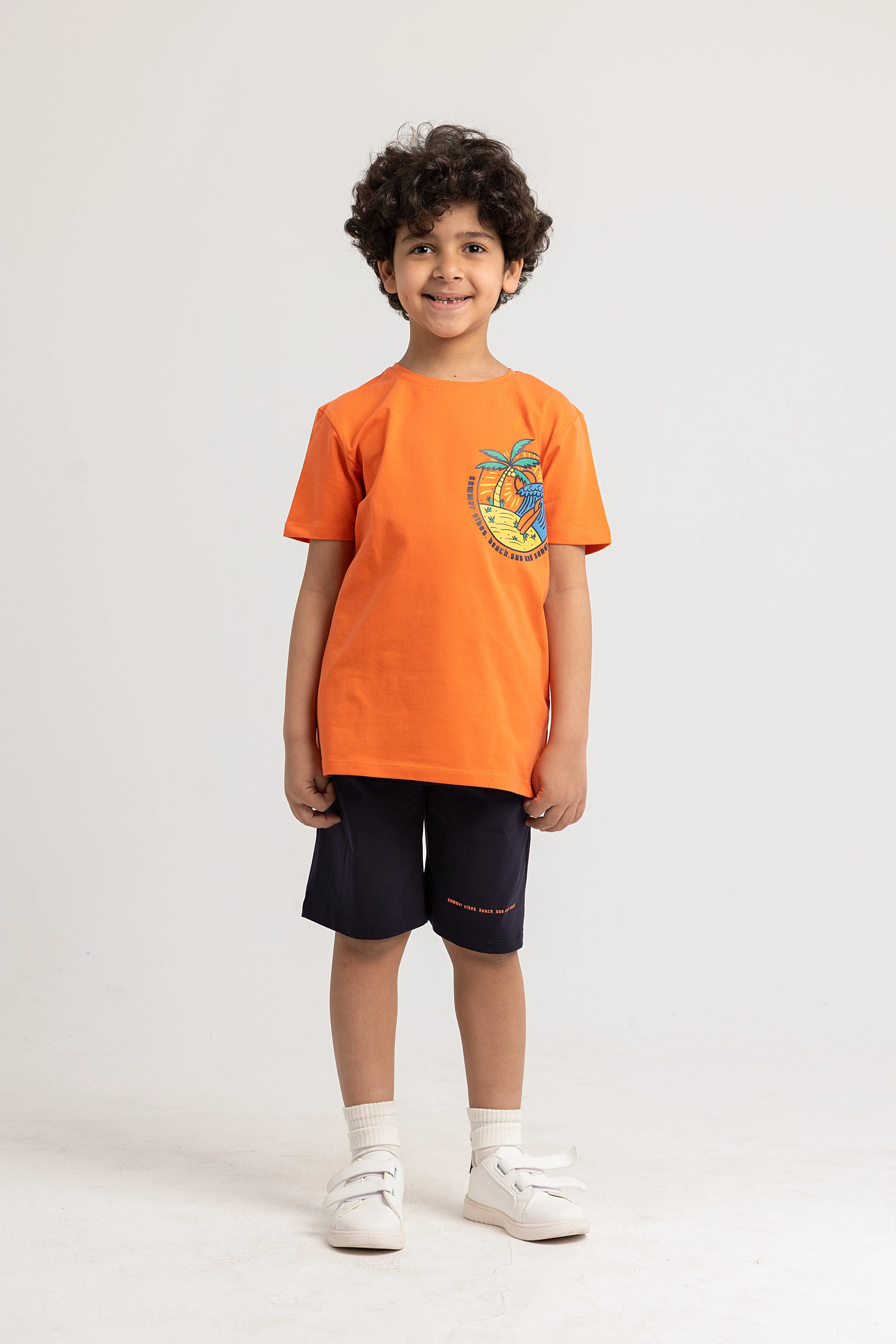 Pyjama en Coton pour Garçons – Design Ambiance Été
