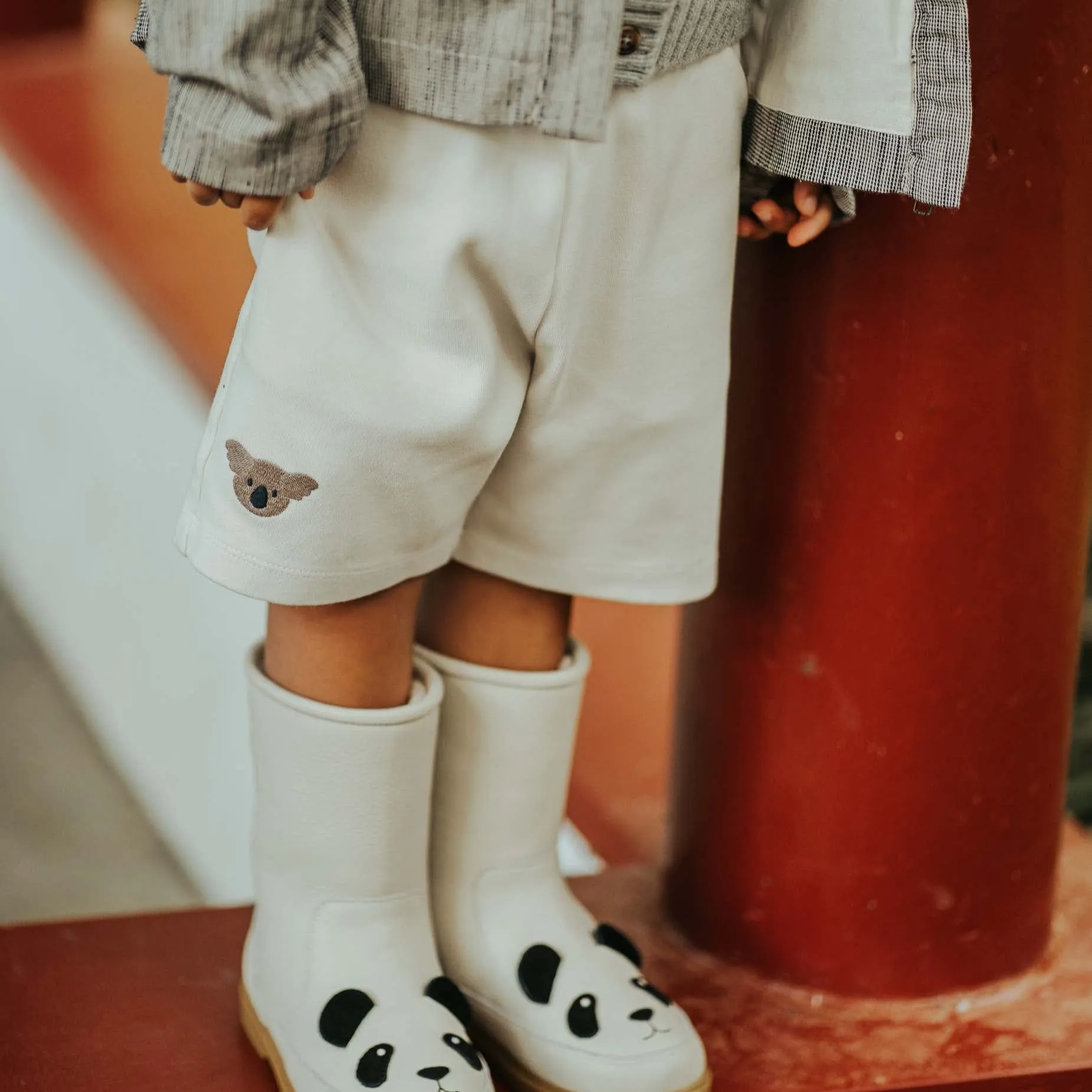 Short Koala Crème pour Garçons