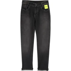 Jeans pour garçons avec logo gris foncé