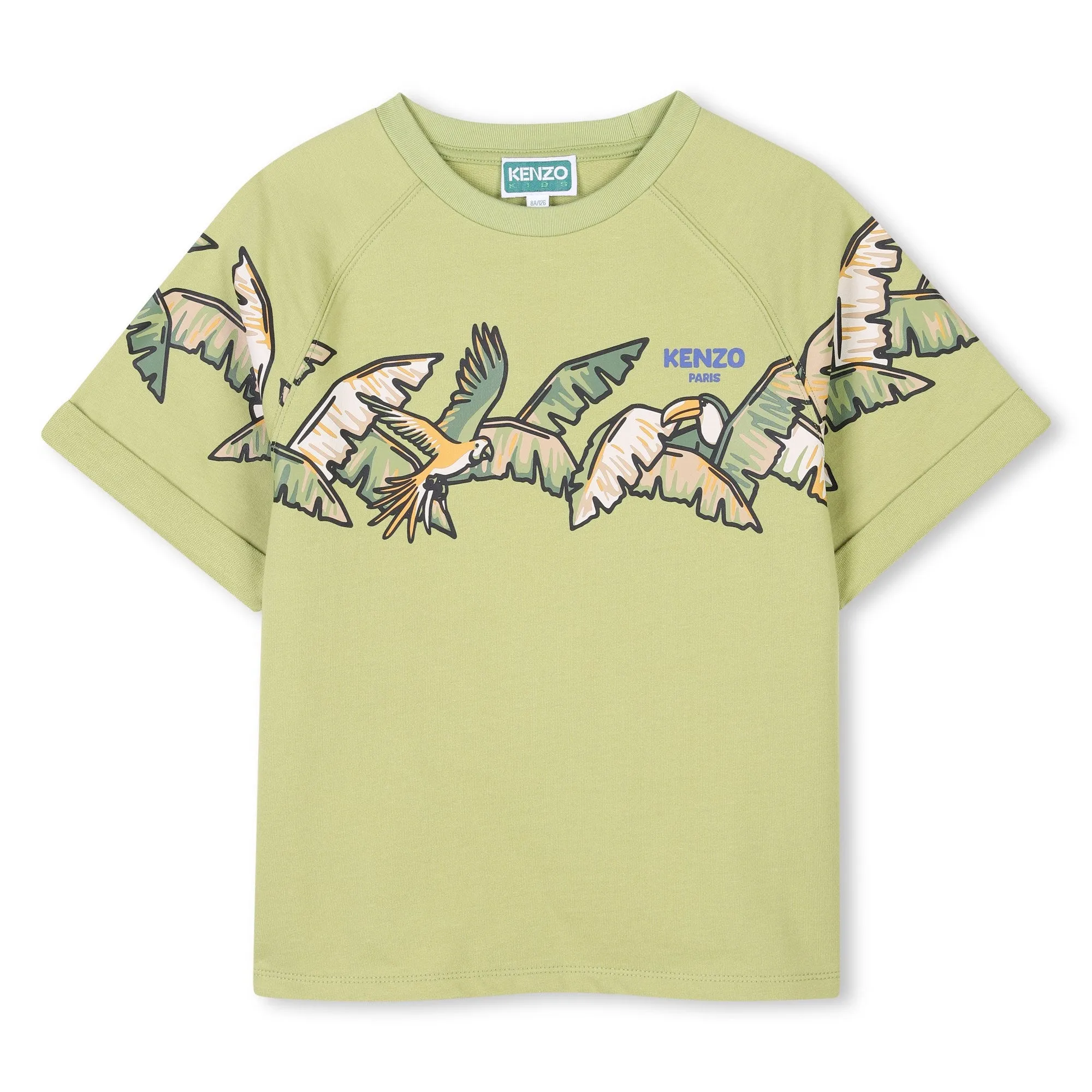T-shirt Jungle Vert pour Garçons