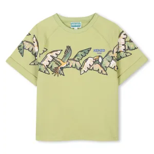 T-shirt Jungle Vert pour Garçons