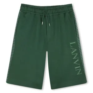 Short Garçon Logo Vert