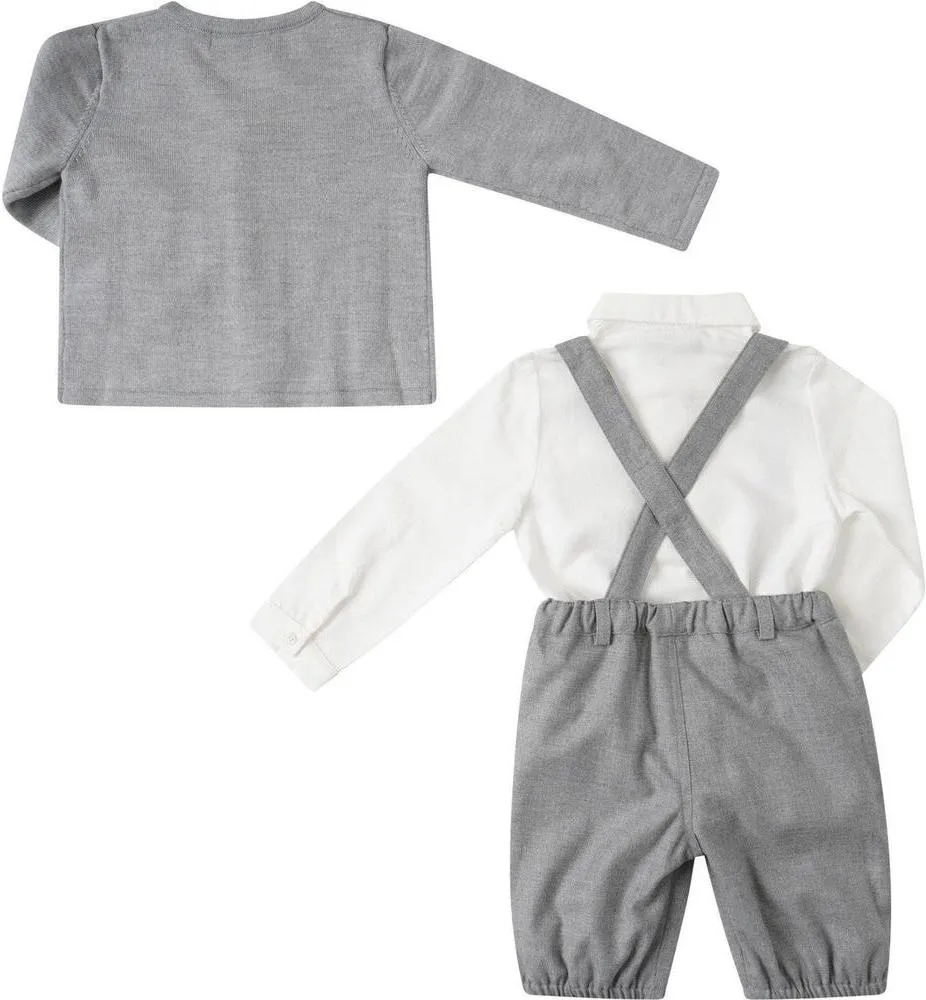 Ensemble 3 pièces gris pour garçons