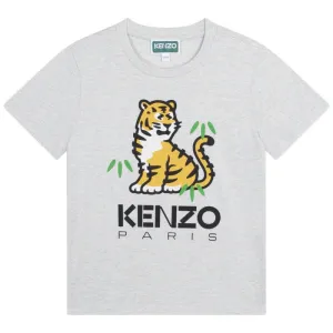 T-shirt Tiger KOTORA gris pour garçons