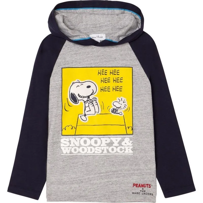 T-shirt à manches longues gris cacahuète pour garçons