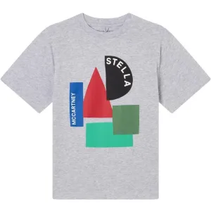 T-shirt gris à motifs pour garçons