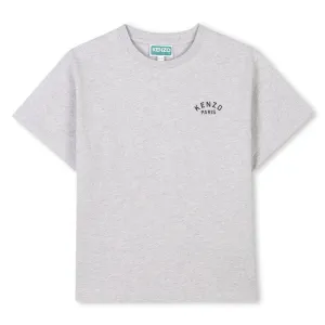 T-shirt à manches courtes gris pour garçons
