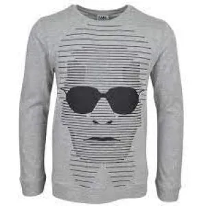 Lunettes de soleil grises pour garçons T-shirt à manches longues