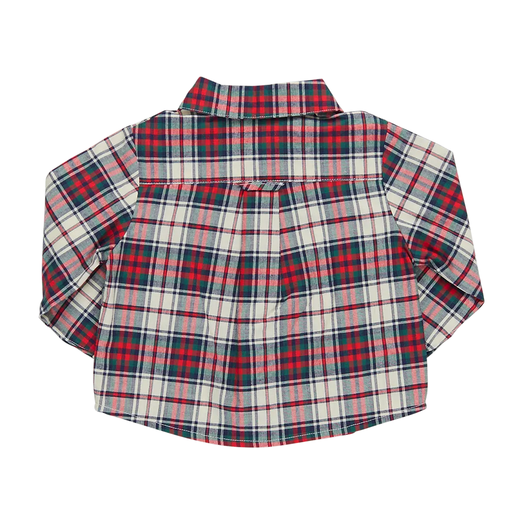 Chemise pour garçon Jack - Tartan Holly par Pink Chicken - VENTE FINALE