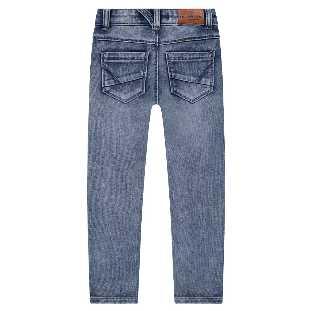 Pantalon Jogg Denim pour Garçons - Jean Bleu par Babyface