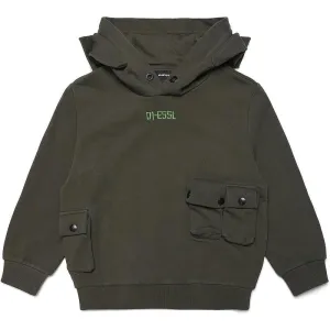 Pull à capuche serpock kaki pour garçons