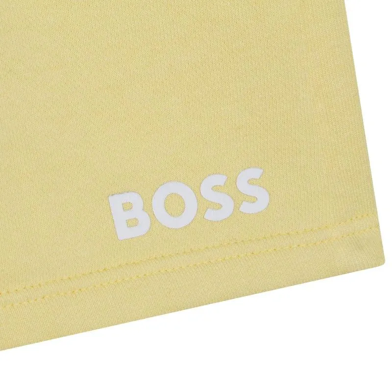 Short de garçon avec logo citron