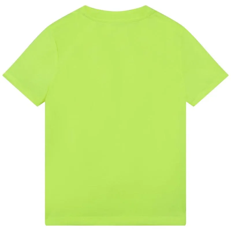 T-shirt vert citron pour garçons