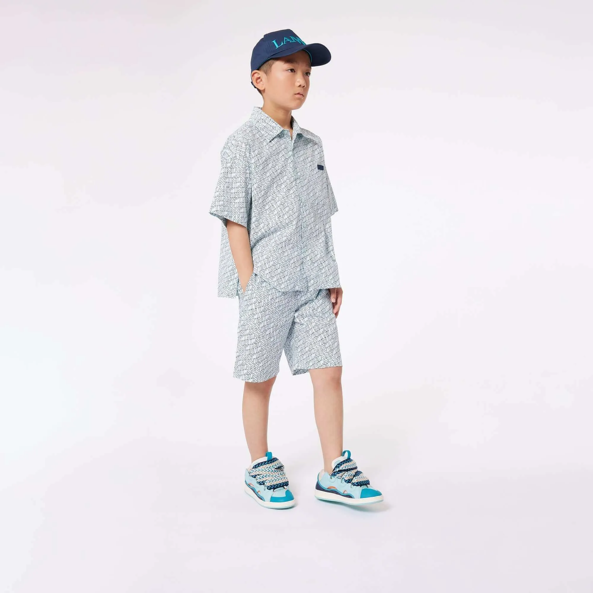 Short à motif logo pour garçons