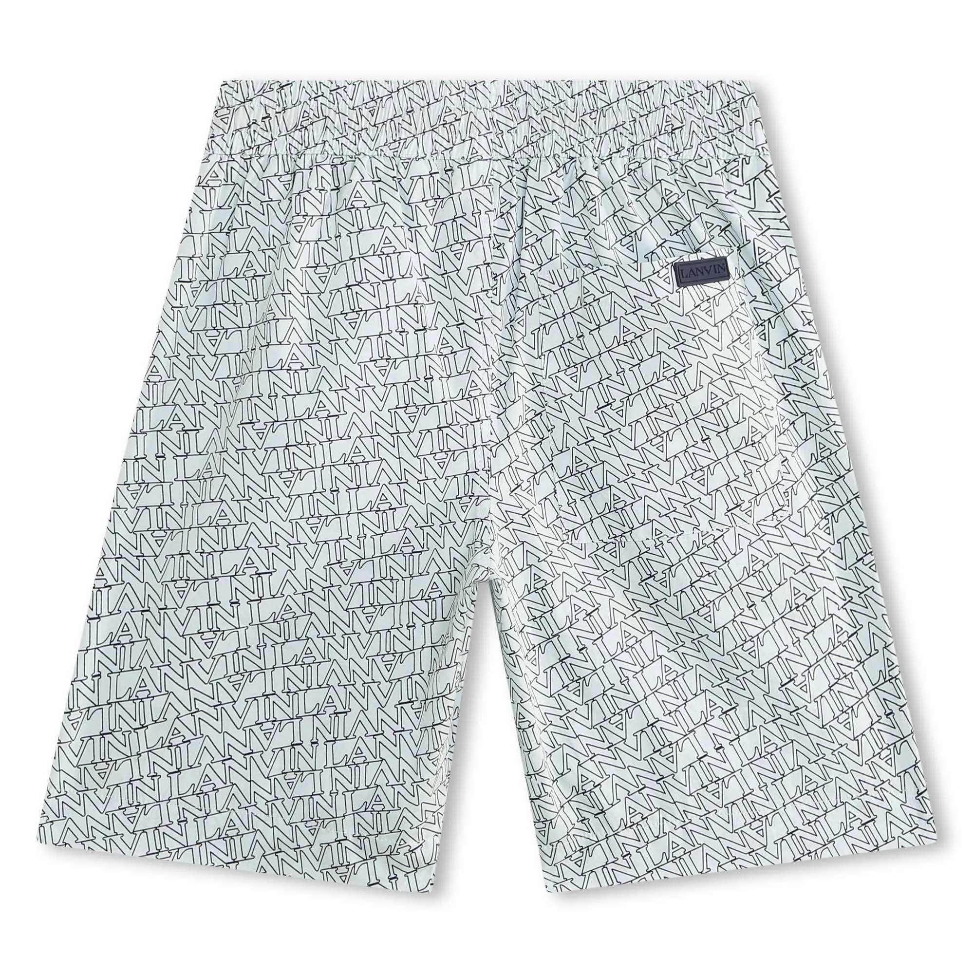 Short à motif logo pour garçons