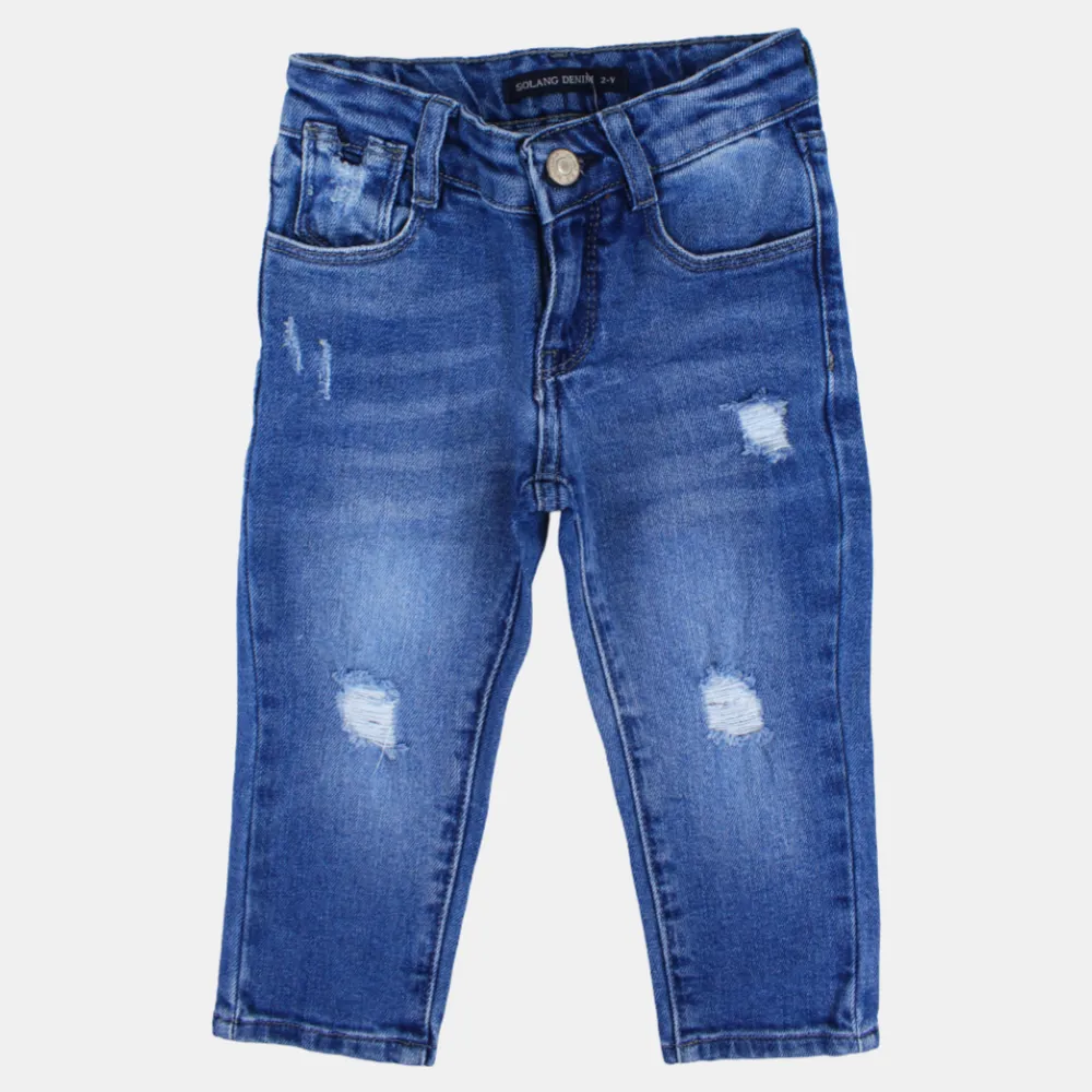 Jeans déchirés pour garçons - Lavage moyen