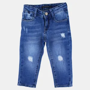 Jeans déchirés pour garçons - Lavage moyen