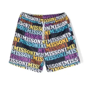 Short de bain multi-logo pour garçons