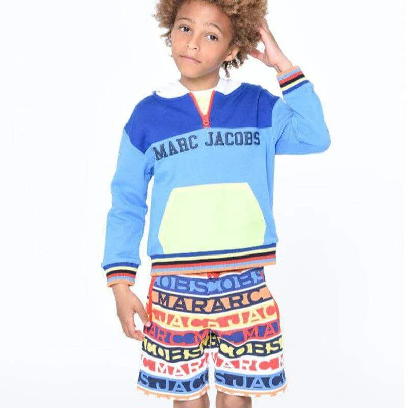 Short Multicolore à Logo pour Garçons