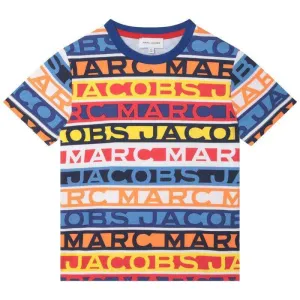 T-shirt à logo multicolore pour garçons