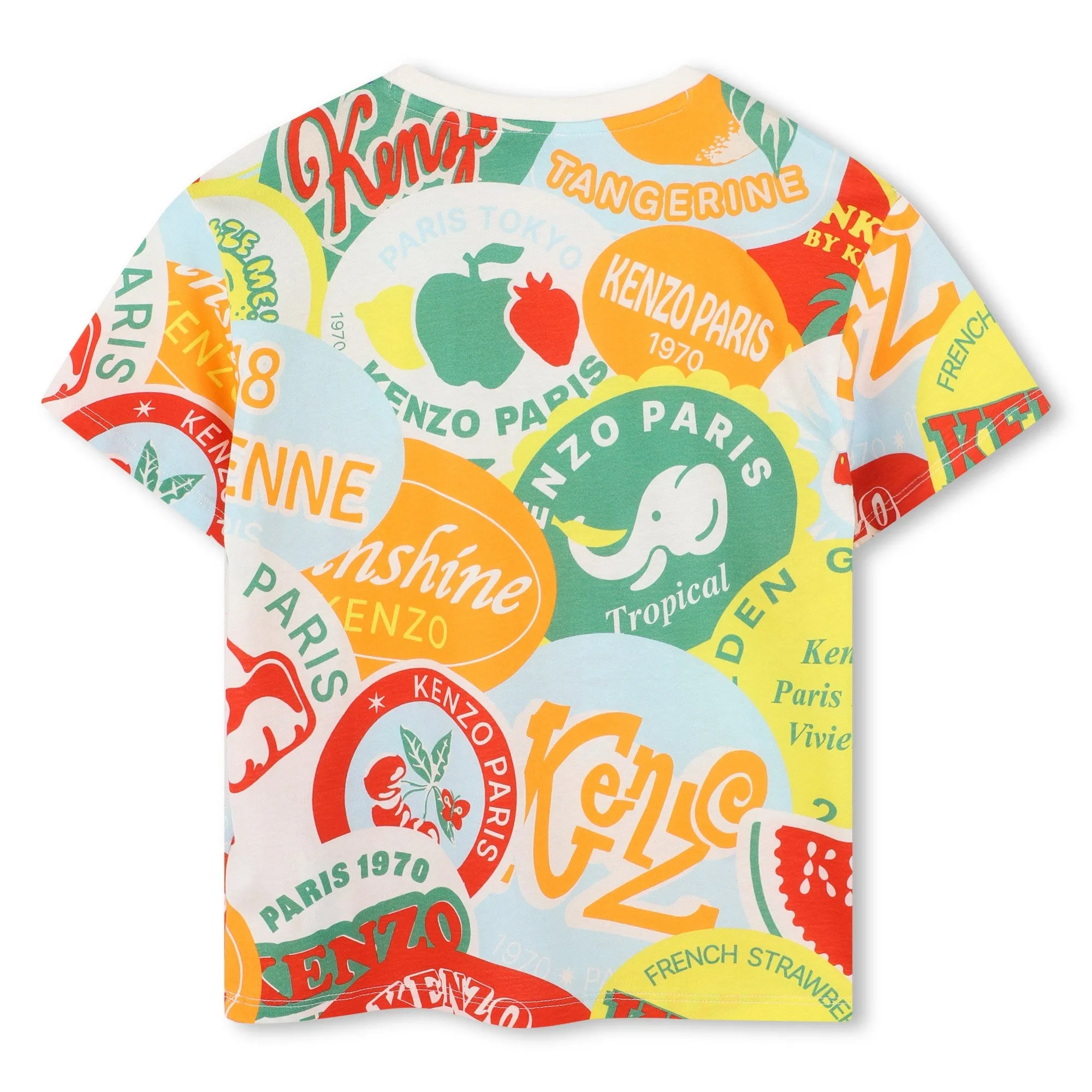 T-shirt à manches courtes multicolore pour garçons