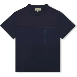 T-shirt en coton marine pour garçons