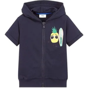 Pull sans manches Fendi Fresh marine pour garçons