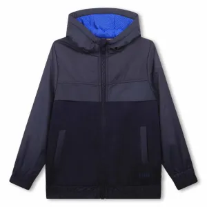 Veste à capuche marine pour garçons
