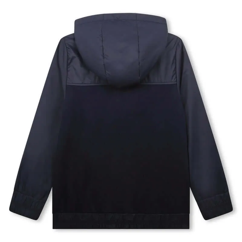 Veste à capuche marine pour garçons
