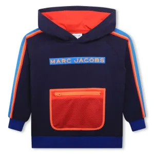 Sweat à capuche marine pour garçons