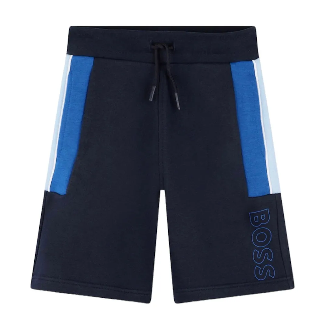 Short en Mailot Marine pour Garçons
