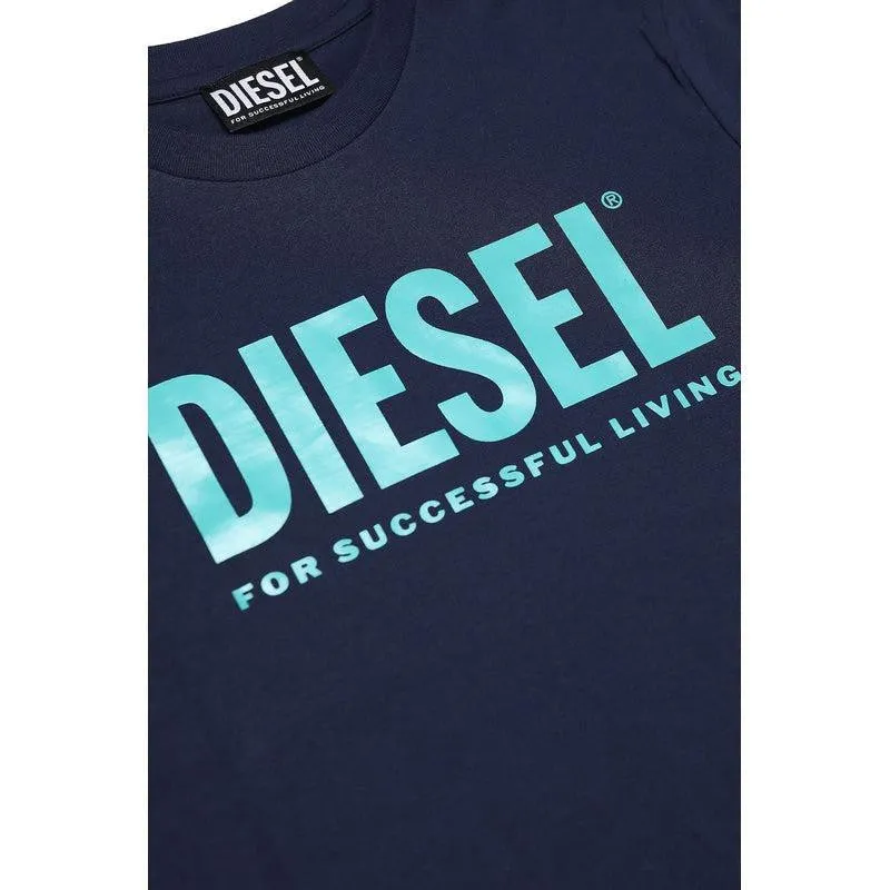 T-shirt pour garçon en imprimé Living Navy
