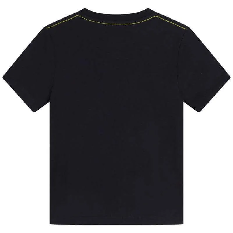 T-shirt pour garçons avec logo marine